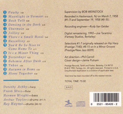 Dorothy Ashby - Hip Harp / In a Minor Groove (1958) [1992]