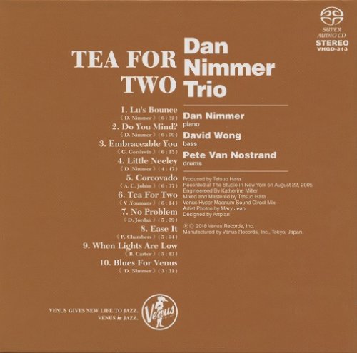 Dan Nimmer Trio -Tea For Two (2005) [2018 SACD]