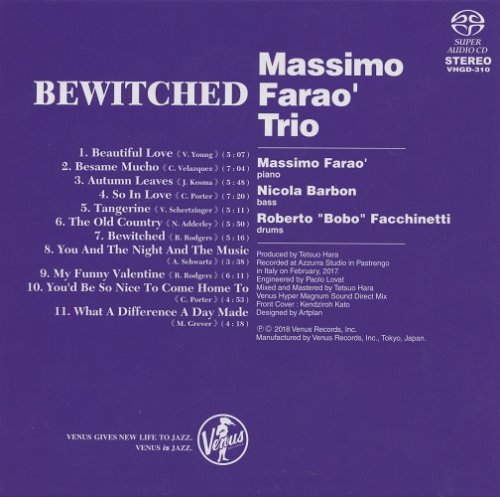 Massimo Farao' Trio - Bewitched (2017) [2018 SACD]