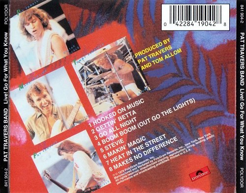 Pat Travers Band - Live! Go For What You Know (Reissue) (1979/1993)