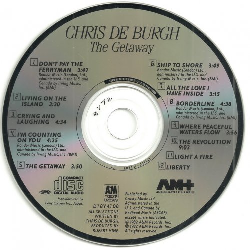 Chris De Burgh - The Getaway (1982) {1989, Japan 1st Press}