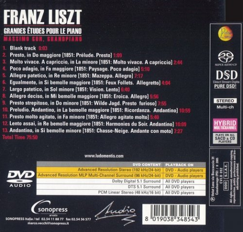 Massimo Gon - Franz Liszt: Grandes Etudes Pour le Piano (2005) [SACD]