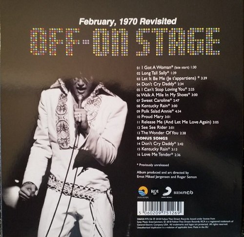 Elvis Presley - Off-On Stage (2018)