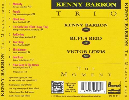 Kenny Barron Trio - The Moment (1992) CD Rip