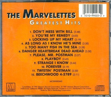 The Marvelettes ‎- Greatest Hits (1966) [1987]