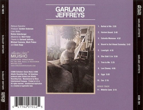 Garland Jeffreys - Garland Jeffreys (Reissue) (1973/2006)
