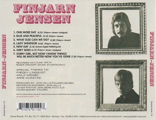 Finjarn & Jensen - Finjarn & Jensen (Reissue) (1970/2009)