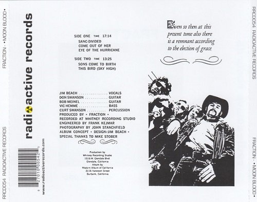Fraction - Moon Blood (Reissue) (1971/2005)