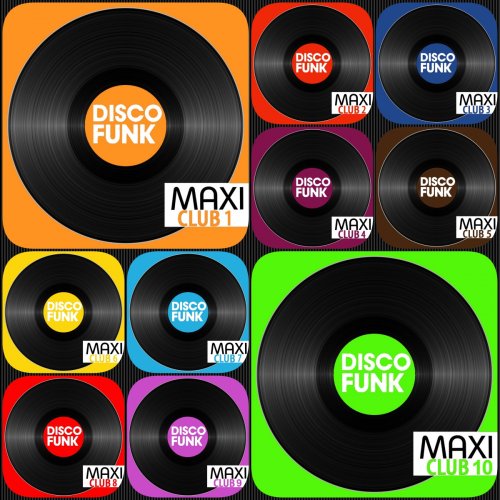 VA - Maxi Club Disco Funk, Vol. 1-10 (2009; 2016)