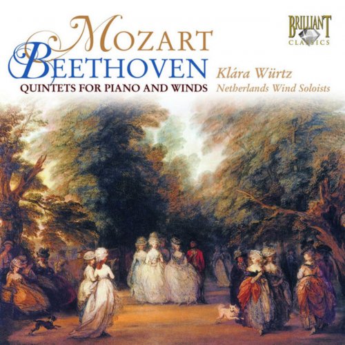 Klára Würtz, Netherlands Wind Soloists - Mozart & Beethoven: Quintets for Piano and Winds (2009)