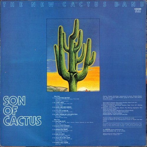 The New Cactus Band - Son Of Cactus (1973) LP