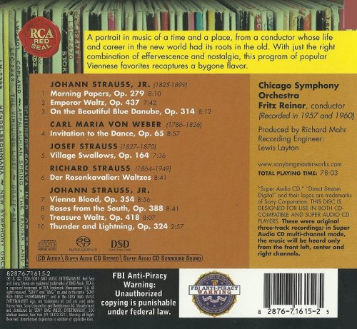 Fritz Reiner, Chicago Symphony Orchestra - Vienna (1957) [2006 SACD]