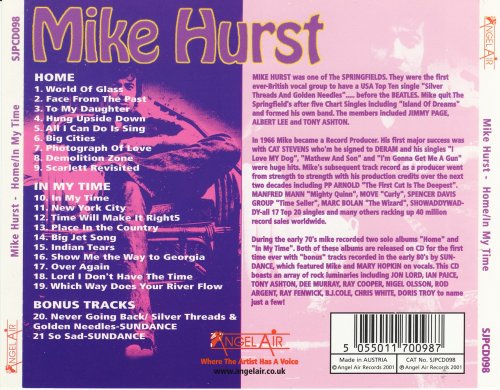 Mike Hurst - Home / In My Time (2001)