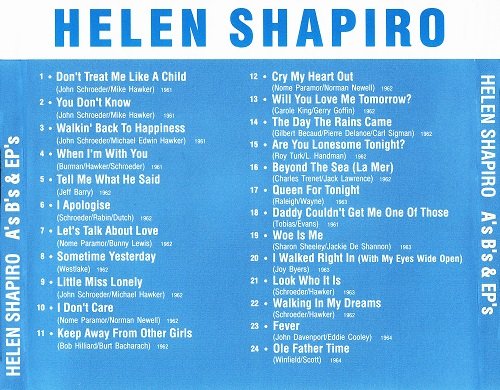 Helen Shapiro - A's B's And EP's (2003)