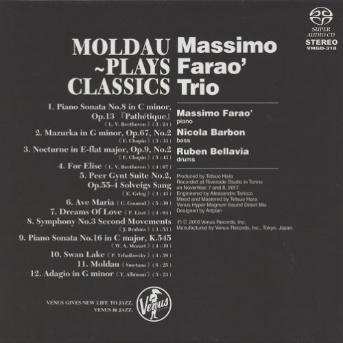 Massimo Farao' Trio - Moldau Plays Classics (2017) [2018 SACD]