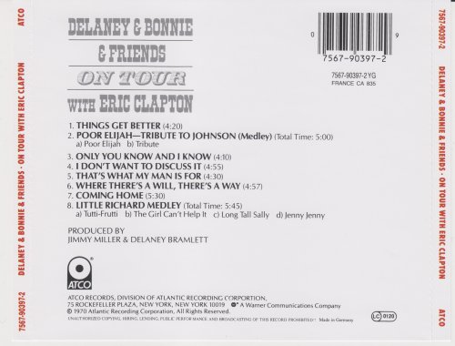 Delaney & Bonnie & Friends - On Tour With Eric Clapton (1993)