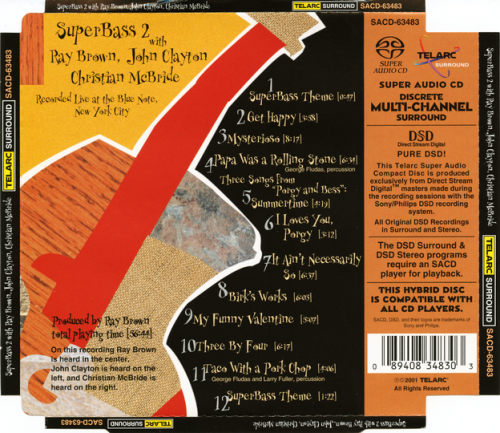 Ray Brown, John Clayton, Christian Mcbride - SuperBass 2 (2001) [SACD]
