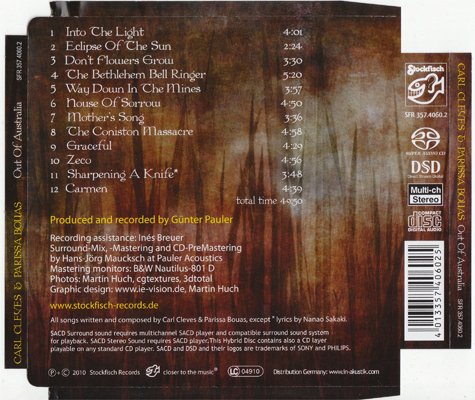 Carl Cleves & Parissa Bouas - Out Of Australia (2010) [SACD]
