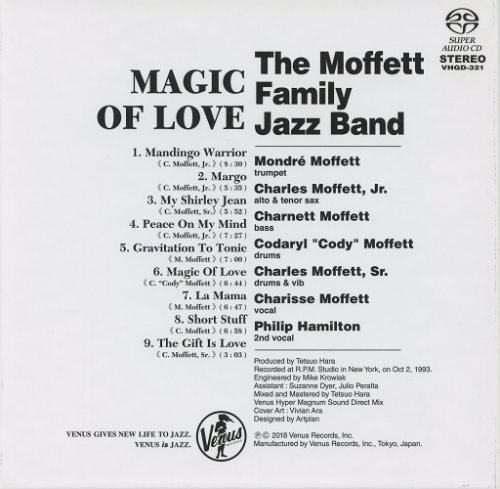 The Moffett Family Jazz Band - Magic Of Love (1997) [2018 SACD]