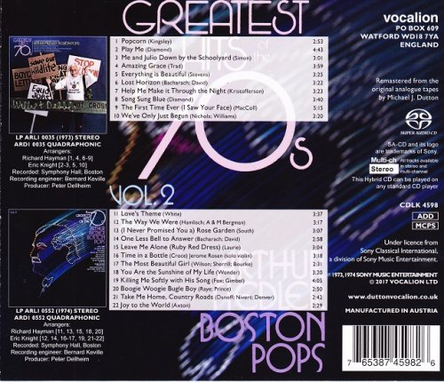 Arthur Fiedler - Greatest Hits of the '70s Vols. 1 & 2 (2017) [SACD]