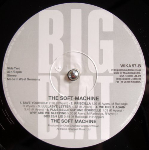 The Soft Machine - Volume One (1980' Re-issue) LP