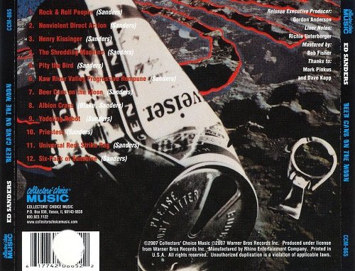 Ed Sanders - Beer Cans On The Moon (Reissue) (1972/2007)