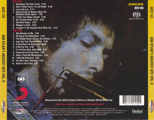 Bob Dylan - Bob Dylan’s Greatest Hits Volume II (1971/2013) [SACD]