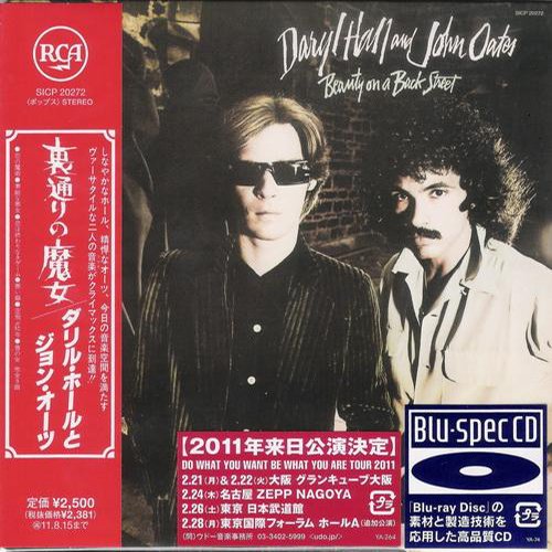 Daryl Hall & John Oates - Beauty On A Back Street (1977/2011, SICP 20272, RE, RM, JAPAN) CDRip