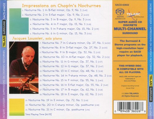 Jacques Loussier - Impressions On Chopin's Nocturnes (2004) [SACD]