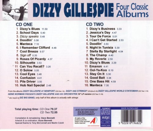 Dizzy Gillespie - Four Classic Albums (1948-1957) [2009]