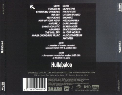 Muse - Hullabaloo Soundtrack (Disc 2 ‘Live’) (2001/2002) [SACD]