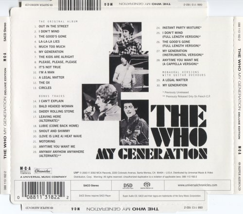 The Who - My Generation (Remaster 2003) [SACD]