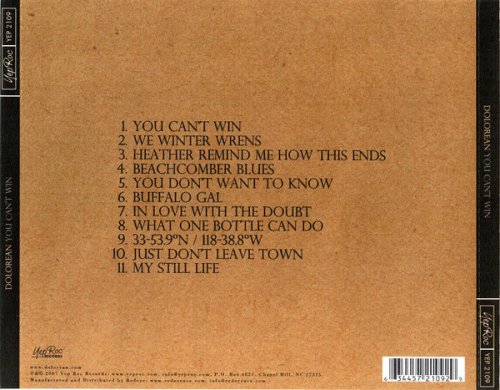 Dolorean - You Can't Win (2007)