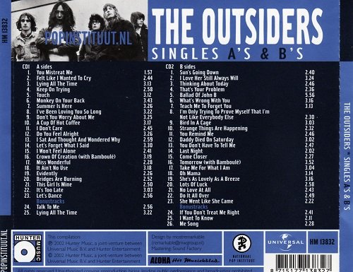 The Outsiders - Singles A's And B's 1967-94 (Inc. Wally Tax Solo Singles & Rarities) (2002)