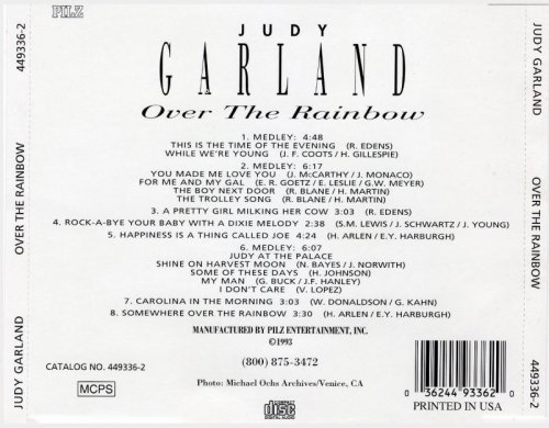 Judy Garland - Over The Rainbow (Remastered) (1993)