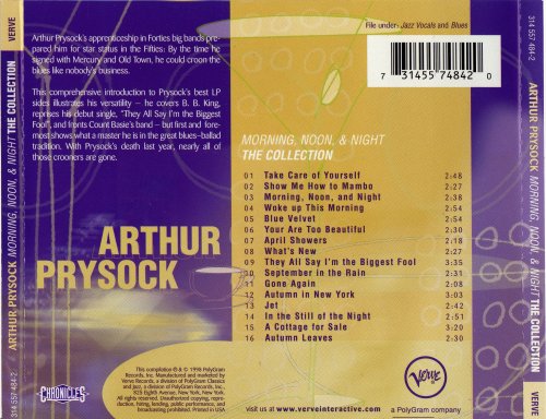Arthur Prysock - The Collection: Morning, Noon, & Night (1998)
