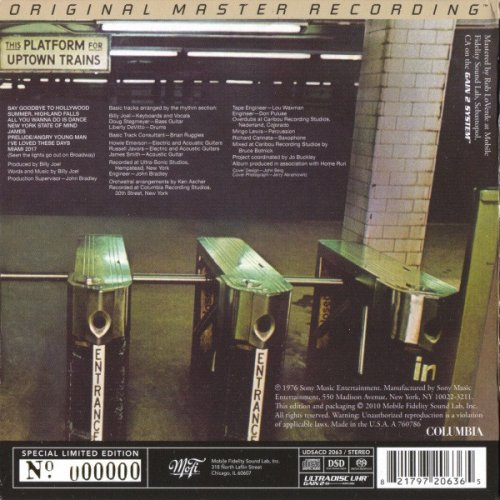 Billy Joel - Turnstiles (2011) [SACD]