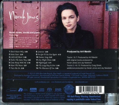 Norah Jones - Come Away With Me (Analogue Productions remaster 2012) [SACD]