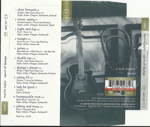 Martin Taylor - Spirit of Django (2004) [SACD]