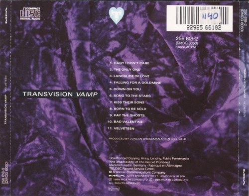Transvision Vamp - Velveteen (1989)