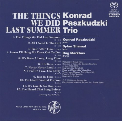 Konrad Paszkudzki Trio - The Things We Did Last Summer (2019) [SACD]