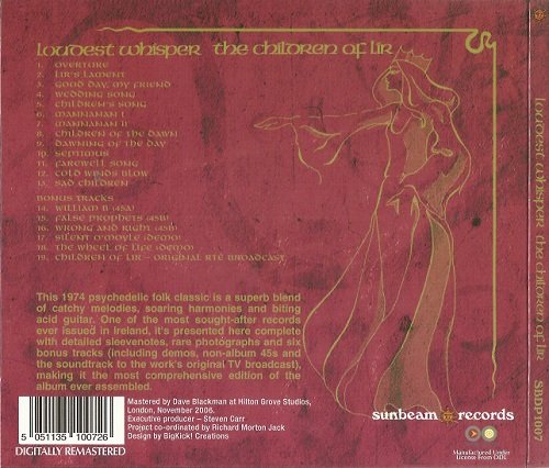 Loudest Whisper - The Children Of Lir (Reissue, Remastered) (1974/2006)