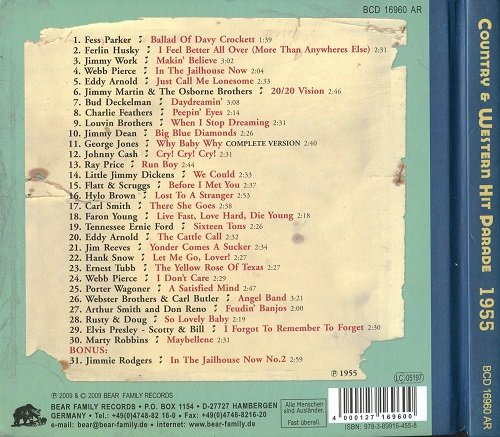VA - Dim Lights, Thick Smoke & Hillbilly Music: Country & Western Hit Parade - 1955 (2009)