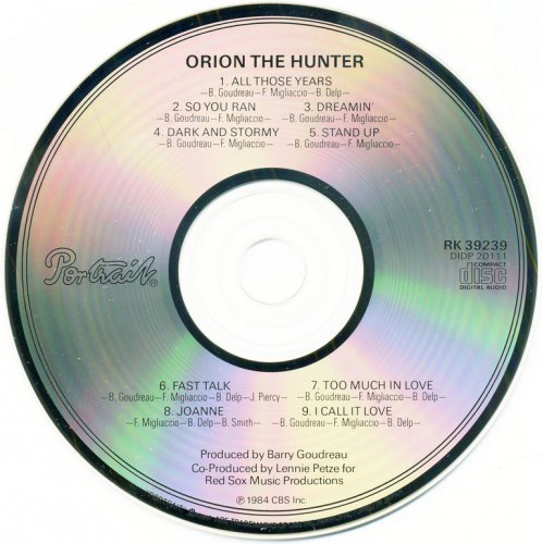 Orion The Hunter - Orion The Hunter (1984) {First CD Issue, Japan For US}