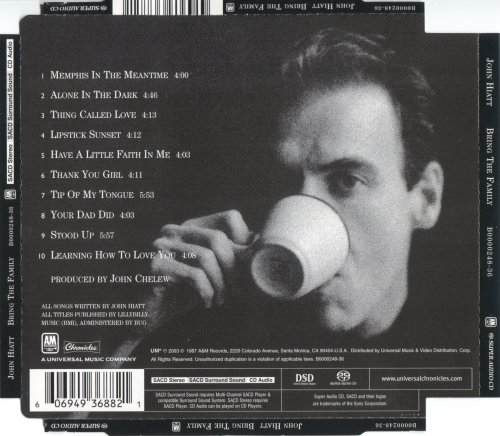 John Hiatt - Bring The Family (2003) [SACD]