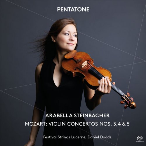 Arabella Steinbacher - Mozart: Violin Concertos Nos. 3, 4 & 5 (2014) Hi-Res