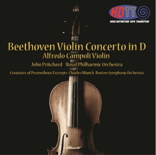 Alfredo Campoli - Beethoven: Violin Conerto in D & Creatures of Prometheus Excerpts (2014) Hi-Res