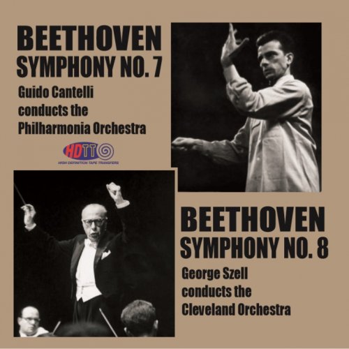 Guido Cantelli, George Szell - Beethoven: Symphony No. 7 and No. 8 (1956-62) [2018] Hi-Res