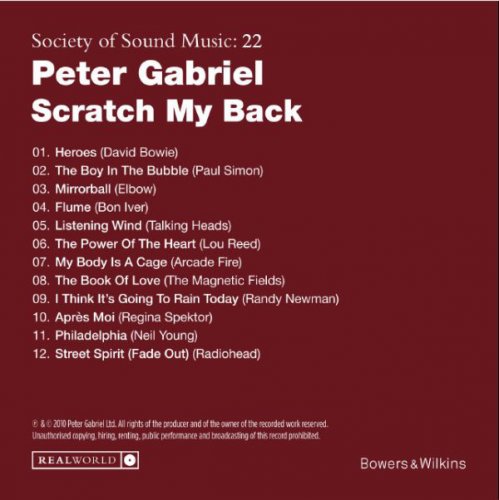 Peter Gabriel - Scratch My Back (2010) [Hi-Res]