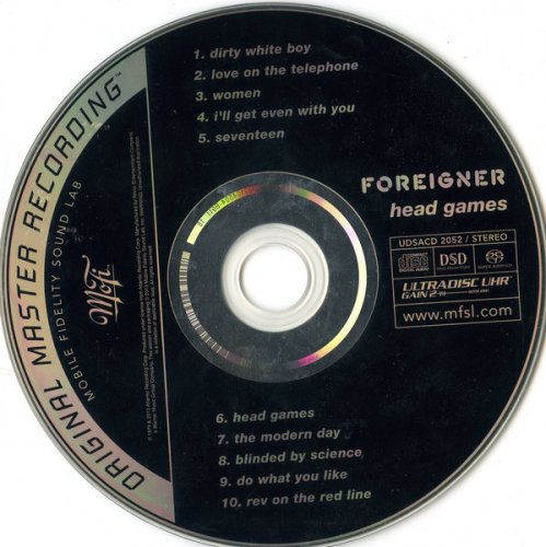 Foreigner - Head Games (2013 MFSL) [SACD]